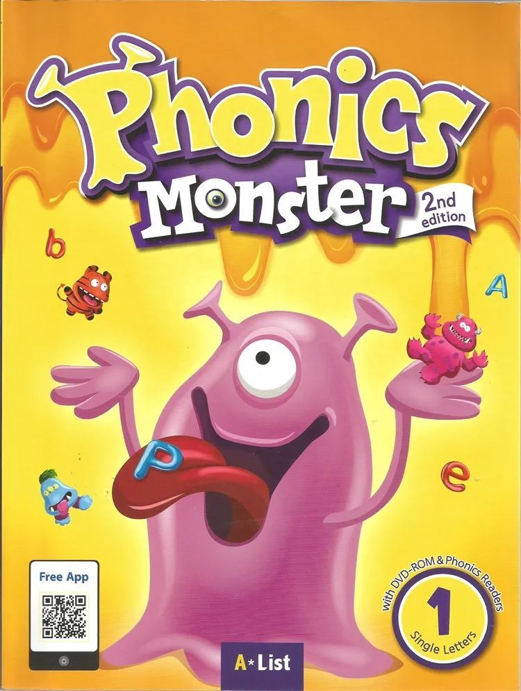 怪兽自然拼读 Phonics Monster最全资料1-4册 英语自然拼读课件PPT国际音标互动教材教学资源单元测试音频 ET25109