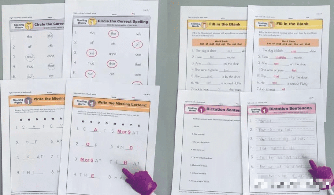 单词叠加记忆教材《Spelling Words》1-5级PDF~轻松通关3000个单词EW30378-第1张-做英语练习-贝贝鼠启蒙 单词叠加记忆教材《Spelling Words》1-5级PDF~轻松通关3000个单词EW30378-第1张-做英语练习