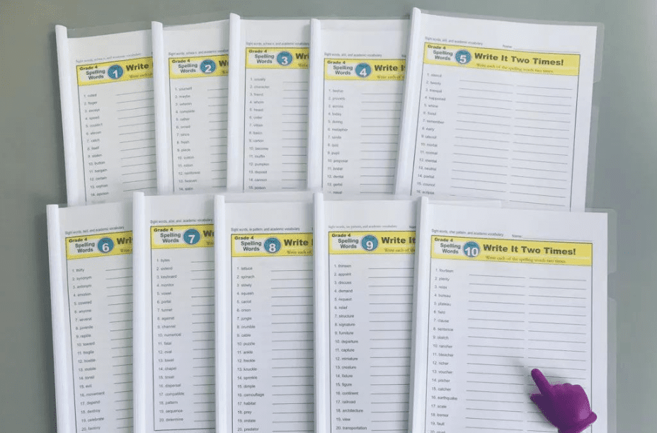 单词叠加记忆教材《Spelling Words》1-5级PDF~轻松通关3000个单词EW30378-第3张-做英语练习-贝贝鼠启蒙 单词叠加记忆教材《Spelling Words》1-5级PDF~轻松通关3000个单词EW30378-第3张-做英语练习