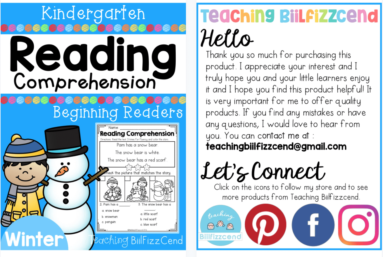 《Kindergarten Reading Comprehension》四季英文作业纸练习册PDF 百度云网盘下载 EW30591-第9张-做英语练习