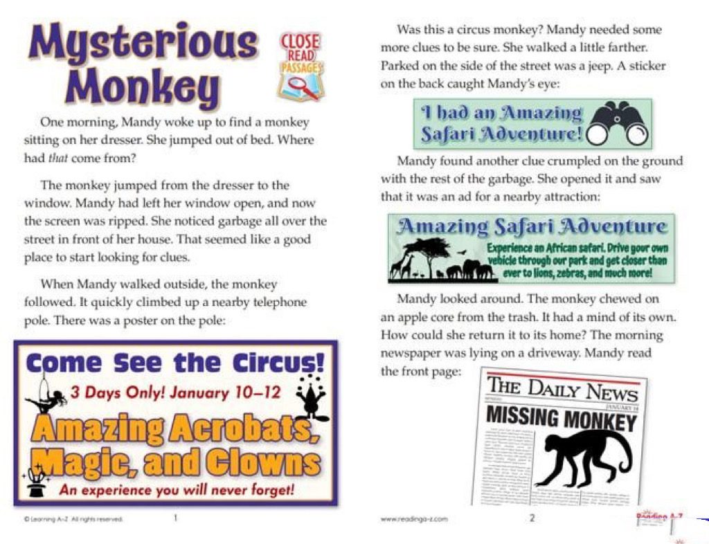 让英语阅读飞跃的法宝《Raz Close Read》300+篇精品阅读资源包附阅读指导答题卡 百度云网盘下载 ET31136-第8张-教英语教材