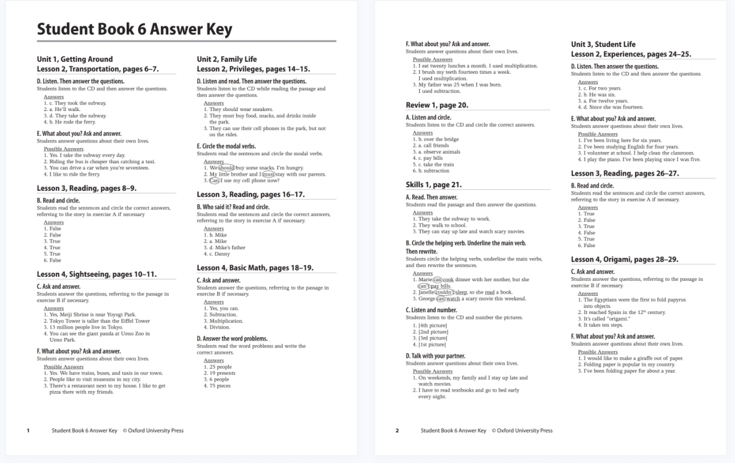 《牛津 Everybody Up第二版》少儿美语教材七级全套 学生用书练习册视频音频卡片白板软件 PDF百度云网盘下载 ET31240-第11张-教英语教材