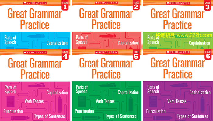 《Great Grammar Practice》1-6级全套小学语法练习册PDF 百度云网盘下载 EW31525