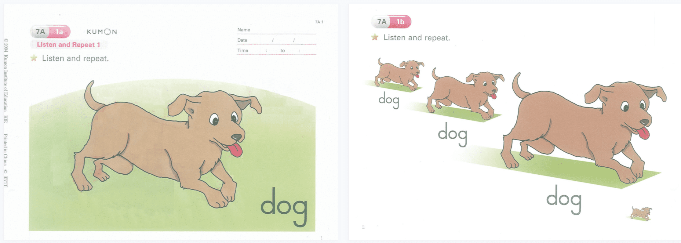 公文式英语 7A-F 全套 教材+音频+练习册 百度网盘下载 EW31591-第5张-做英语练习