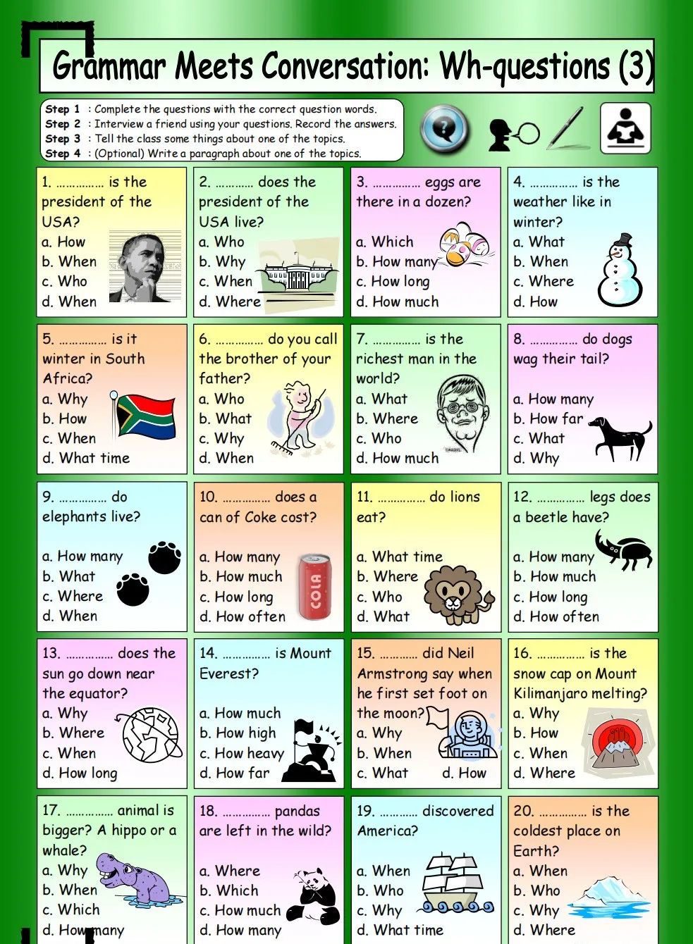 趣味语法作业纸Grammar Meets Conversation EW31815-第3张-做英语练习-贝贝鼠启蒙 趣味语法作业纸Grammar Meets Conversation EW31815-第3张-做英语练习