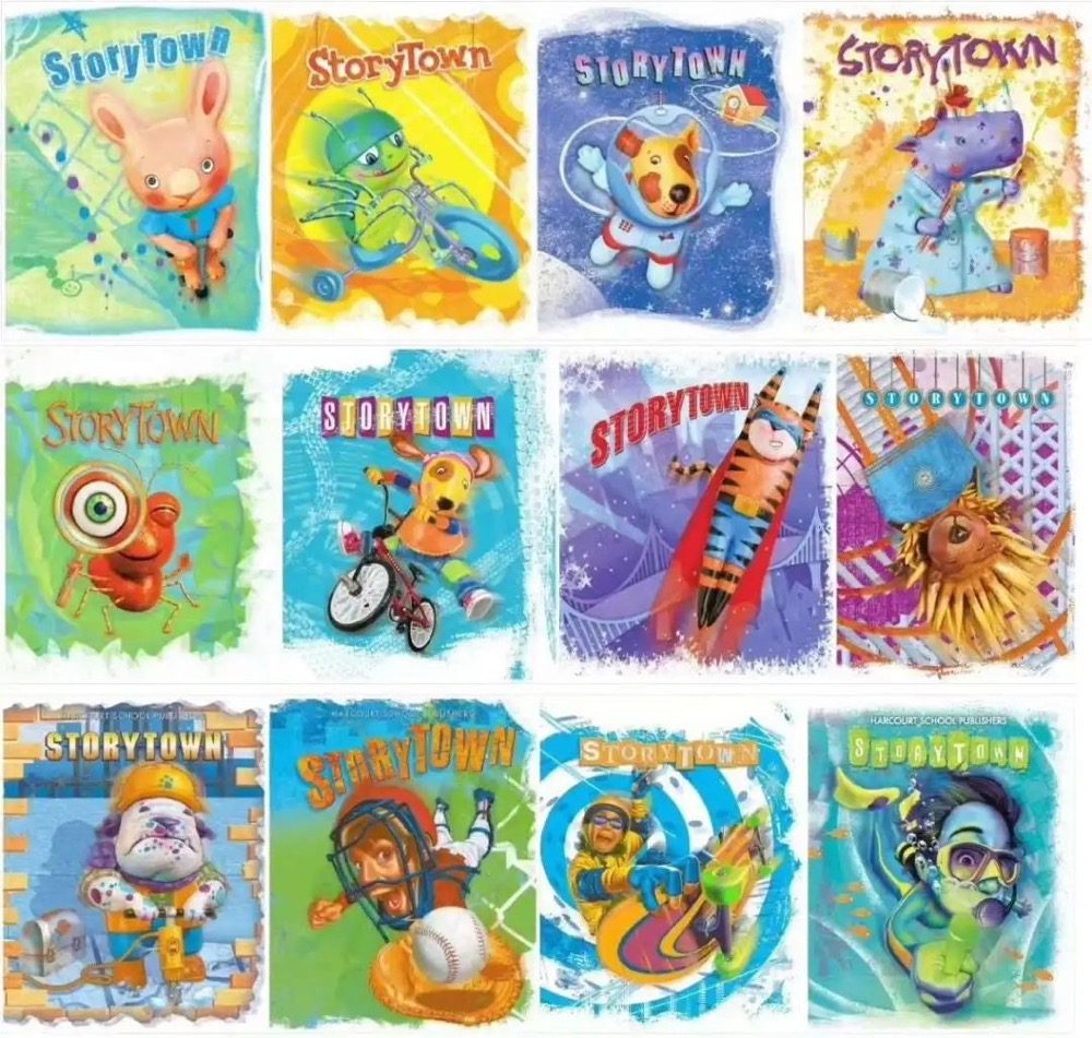 美国公立小学语言教材 StoryTown GK-G6 学生用书+教师用书+分级阅读+练习册+辅助下载 ET31982