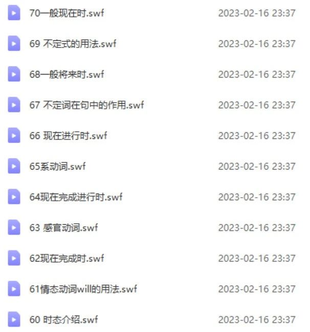 139节英语语法动画课 ，轻松吃透语法知识，中小学生都适用！EC32093-第11张-听英语课程