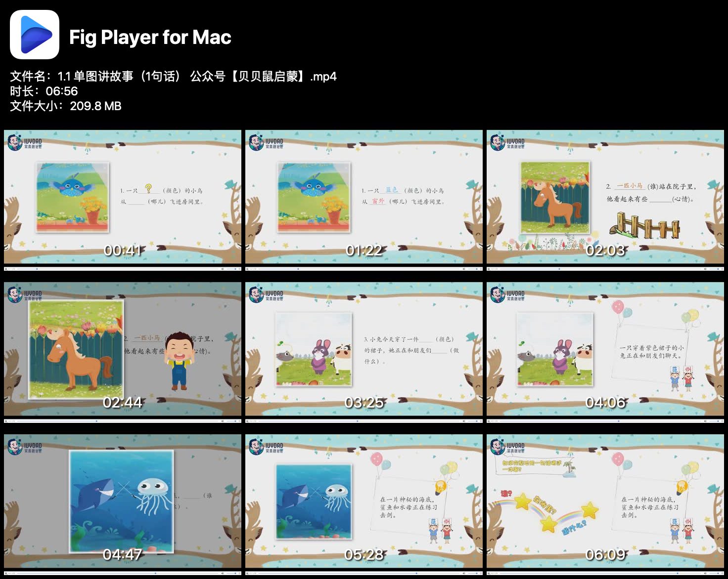 常青藤爸爸大语文-看图说话合集，视频+配套练习册 百度网盘下载 YD32166-第10张-分级阅读