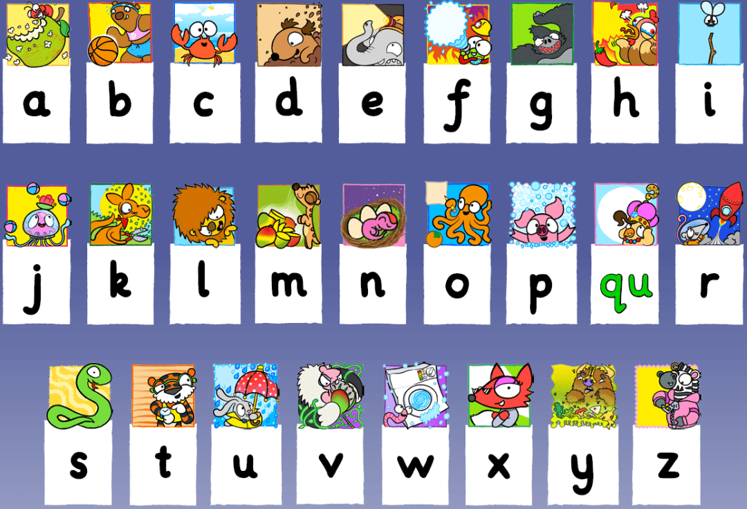 画风超级可爱的自然拼读素材《Anima Phonics 》练习纸+精美海报+互动游戏+闪卡-EW32924