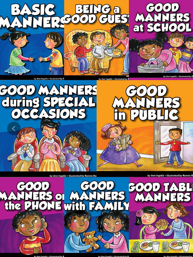 幼儿情商礼仪启蒙读物《Good Manners》系列绘本 EP33173