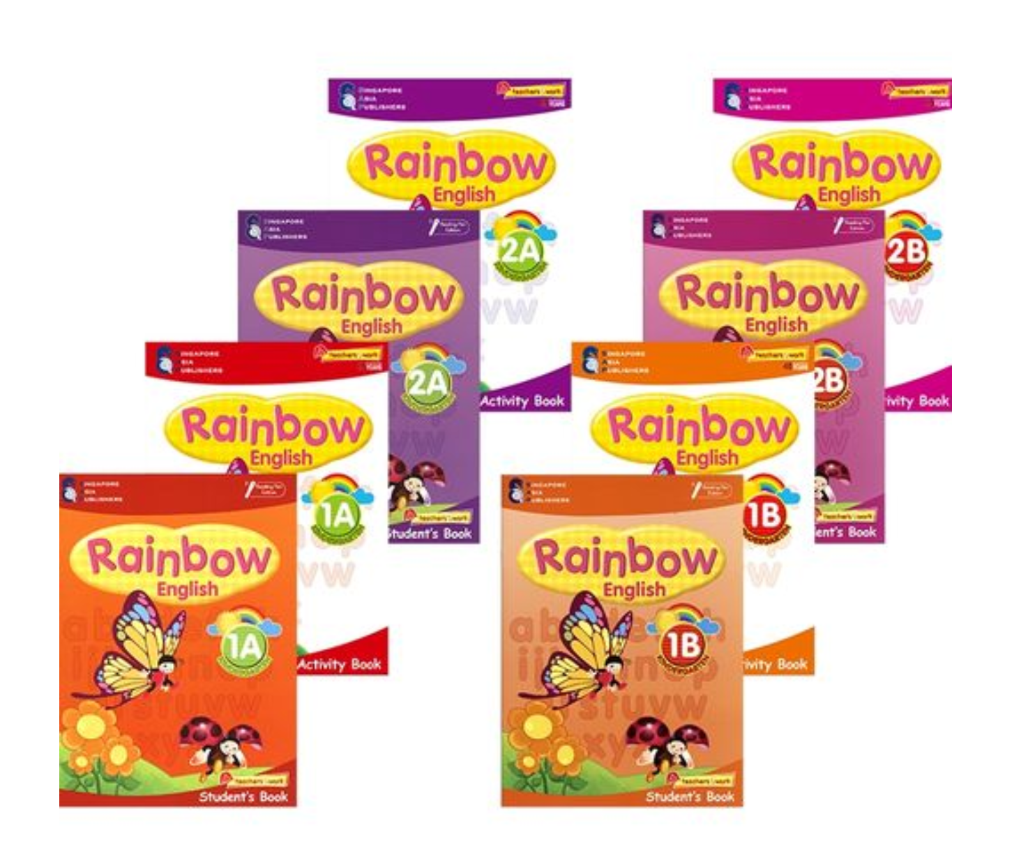 幼小衔接必备教材，新加坡彩虹英语《Rainbow English》全套 ET33175