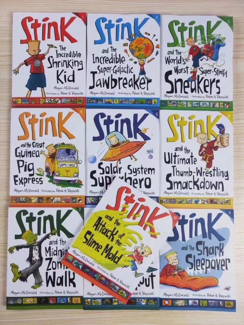 初章书《Stink Moody》斯丁莫迪 11册电子书+9册音频（Lexile：380L-600L AR：3-3.6）百度网盘下载 EB37495