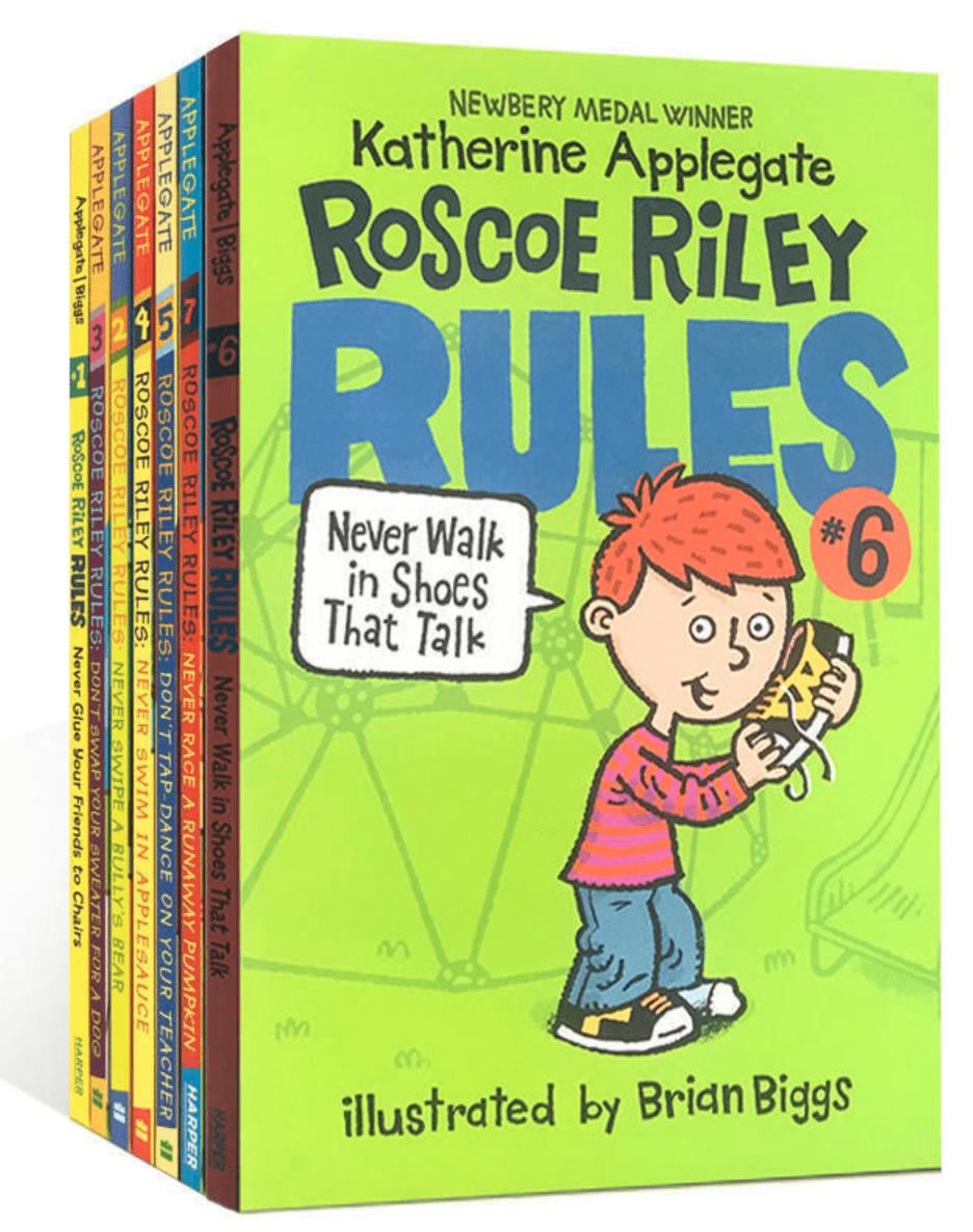 英文经典原版初章书《Roscoe Riley Rules》罗斯科莱利规则全七册 PDF+EPDU+MOBI+音频 百度网盘下载 EB37490