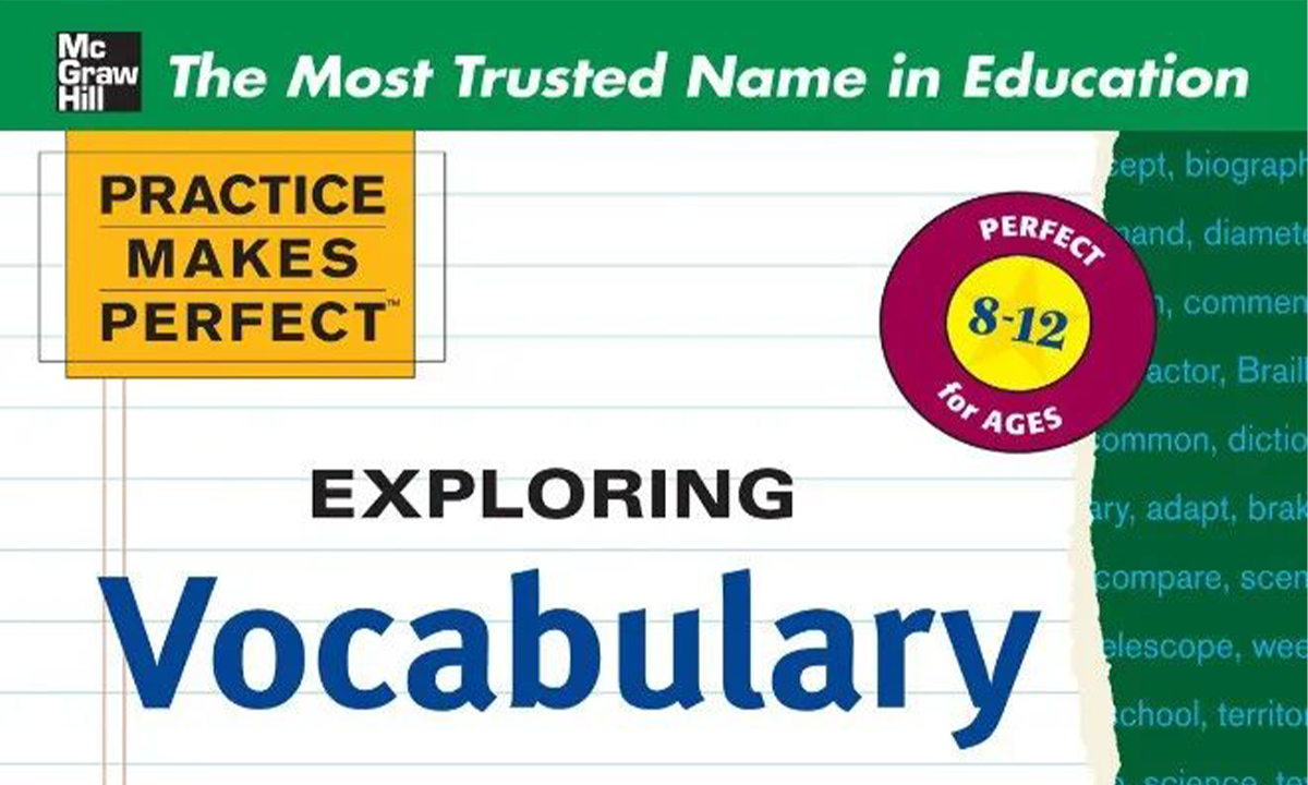 美国娃都在刷的英语词汇练习！Exploring Vocabulary 8-12岁的英语词汇教材练习册 EW39786