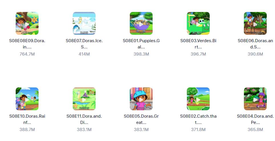 爱探险的朵拉 英文版 1-8季 百度云下载-第2张-英语动画-贝贝鼠启蒙 爱探险的朵拉 英文版 1-8季 百度云下载-第2张-英语动画