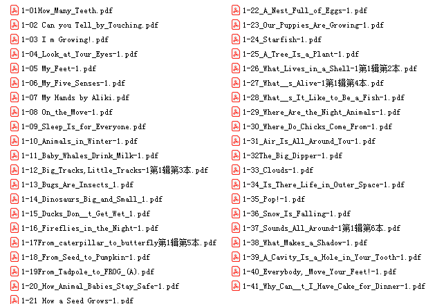 Let's Read And Find Out Science 史上最棒的自然科普启蒙英语绘本118册 PDF+音频 百度网盘下载-第3张-读英语绘本