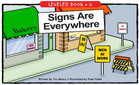 Signs Are Everywhere英语绘本PDF+音频资源免费下载 Signs Are Everywhere英语绘本PDF+音频资源免费下载
