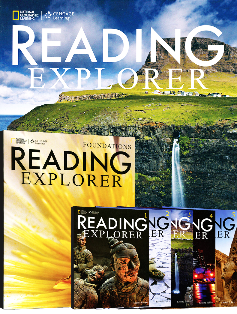 【第2版】英语阅读宝典!美国顶级阅读教材《Reading Explorer》第2版全套教材+ppt+音视频+144节外教课资源 百度网盘下载ET14581