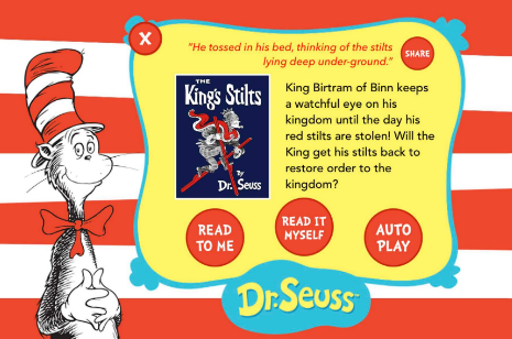 苏斯博士THE King’s Stilts英文绘本PDF资源免费下载