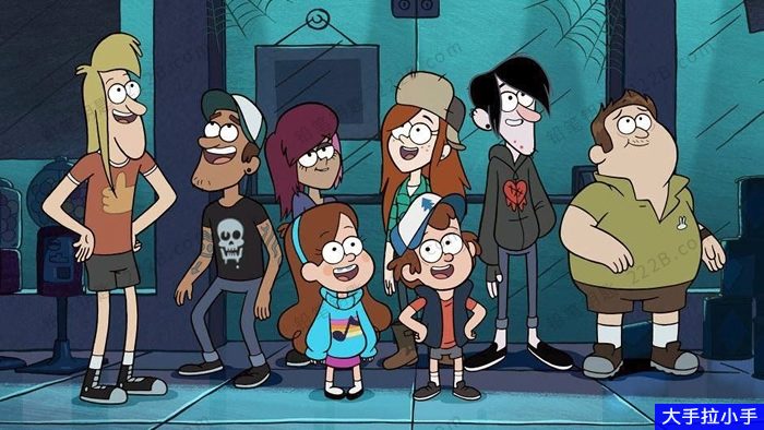 安妮奖最佳电视动画片豆瓣9.4高分 《怪诞小镇 Gravity Falls》第1-2季+迷你剧 英文版 全53集 高清视频中英文字幕百度网盘下载EA10163-第2张-英语动画