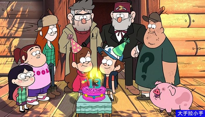 安妮奖最佳电视动画片豆瓣9.4高分 《怪诞小镇 Gravity Falls》第1-2季+迷你剧 英文版 全53集 高清视频中英文字幕百度网盘下载EA10163-第3张-英语动画