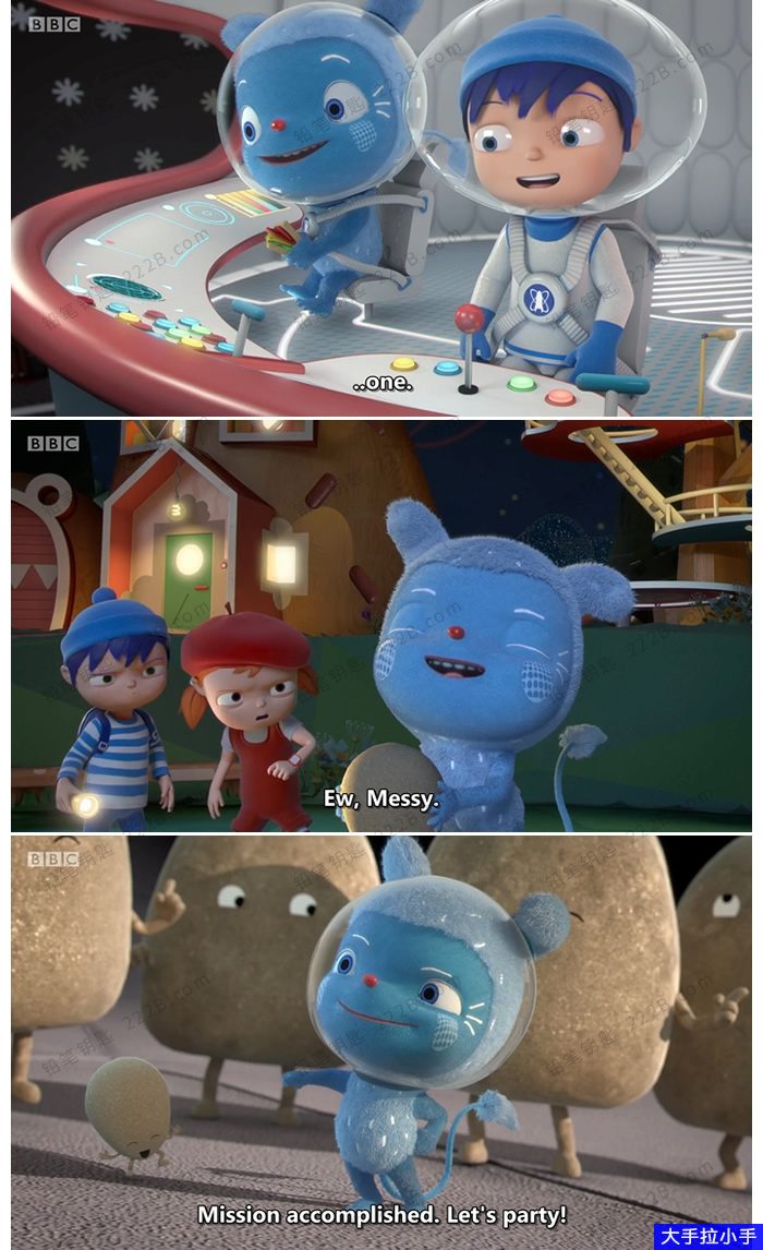 [英音无字幕]英语必备BBC科学启蒙动画片《Messy Goes to OKIDO梅西去乐趣岛》全2季52集高清动画百度网盘下载EA10086-第2张-英语动画