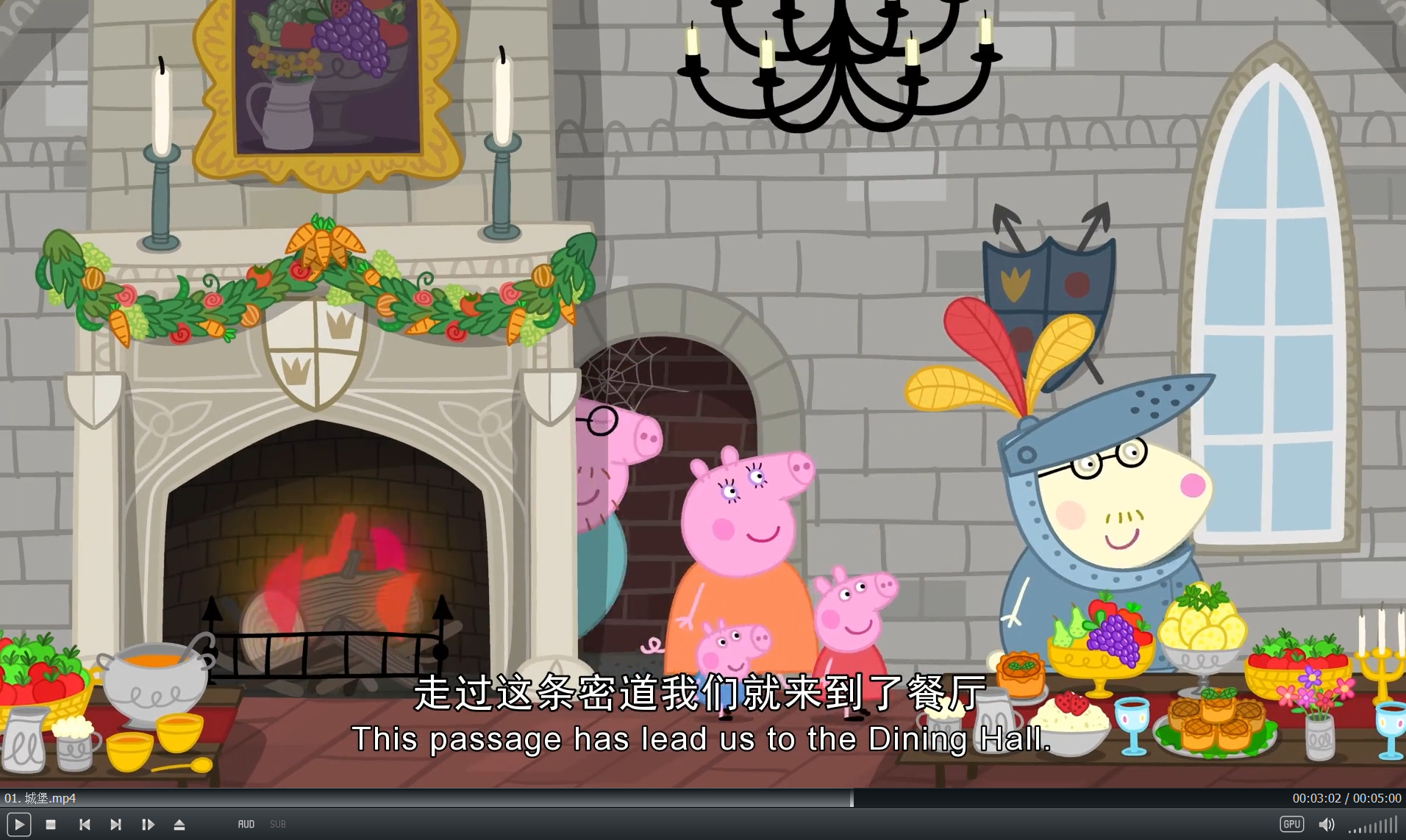 小猪佩奇Peppa Pig粉红猪小妹英文版1-7季共260集，1080P高清视频带中英文字幕，百度网盘下载！EA100562-第3张-英语动画
