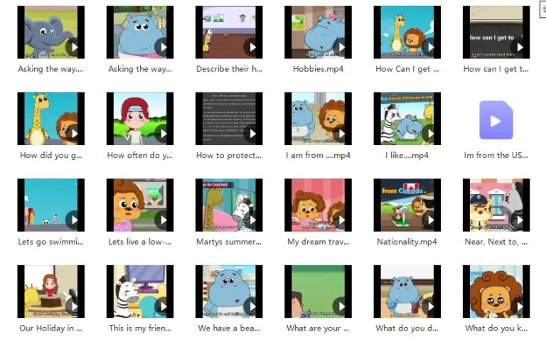 轻松搞定小学英语 《清华附小英语动画》1-6年级310集高清视频 小学英语全册知识全掌握 百度网盘下载EA24814-第5张-英语动画-贝贝鼠启蒙 轻松搞定小学英语 《清华附小英语动画》1-6年级310集高清视频 小学英语全册知识全掌握 百度网盘下载EA24814-第5张-英语动画