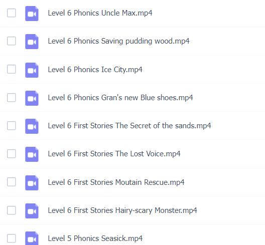 牛津阅读树家庭版1-6阶1080P超清视频+音频资源 百度网盘下载-第3张-教英语教材