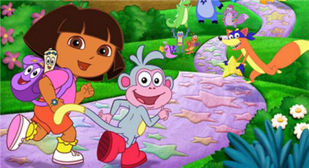 爱探险的朵拉英文绘本