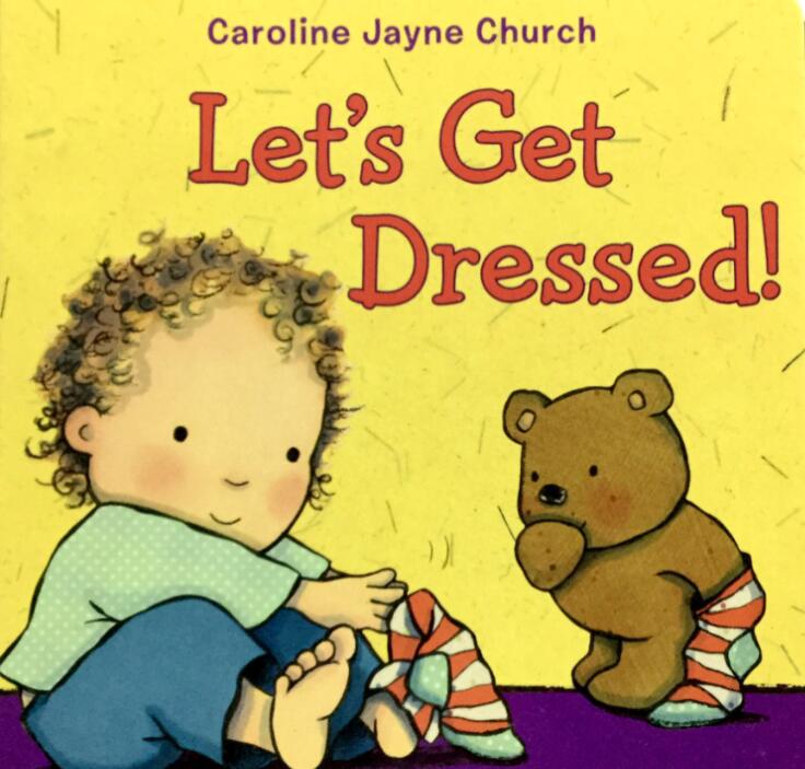 Let’s get dressed一起来穿衣英文绘本pdf资源免费下载