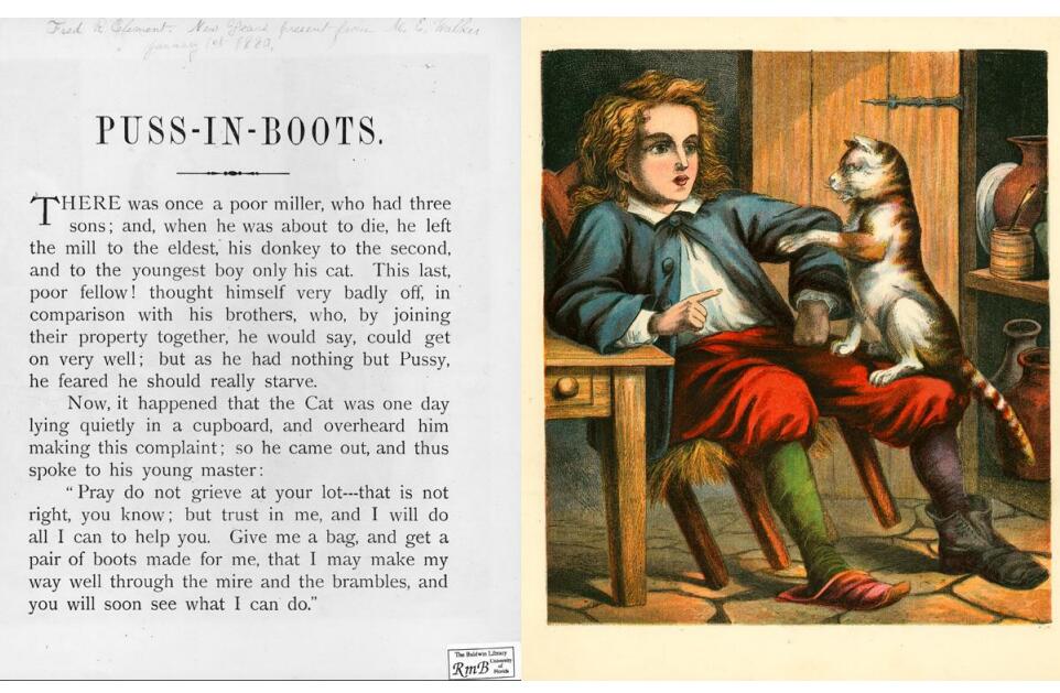 少儿英语绘本《穿靴子的猫 Puss in Boots》PDF资源下载