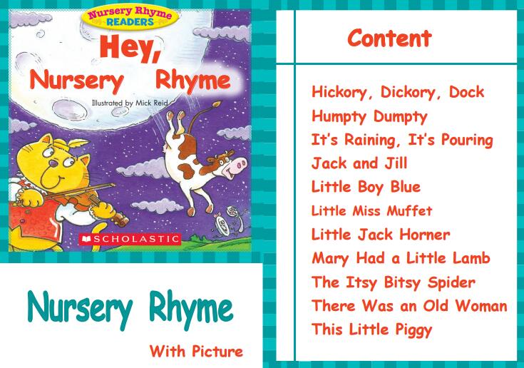 Scholastic Nursery Rhyme Readers童谣绘本12本资源下载