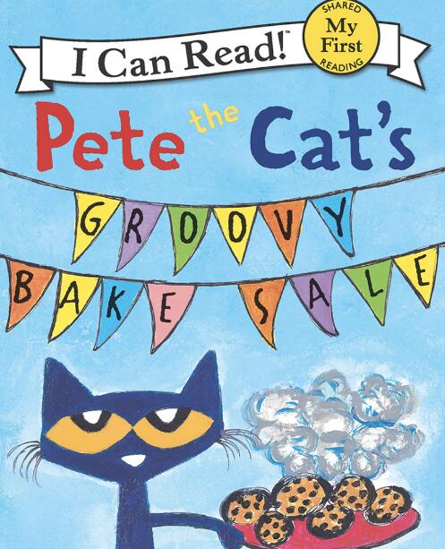 《Pete the Cat’s Groovy Bake Sale》英文绘本pdf资源免费下载