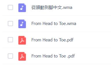 《From Head to Toe从头到脚》英文绘本pdf+音频资源免费下载
