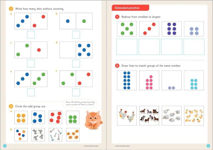 数学启蒙王牌~牛津IB小学数学练习册 Oxford Mathematics PYP-第4张-小学数学-贝贝鼠启蒙 数学启蒙王牌~牛津IB小学数学练习册 Oxford Mathematics PYP-第4张-小学数学