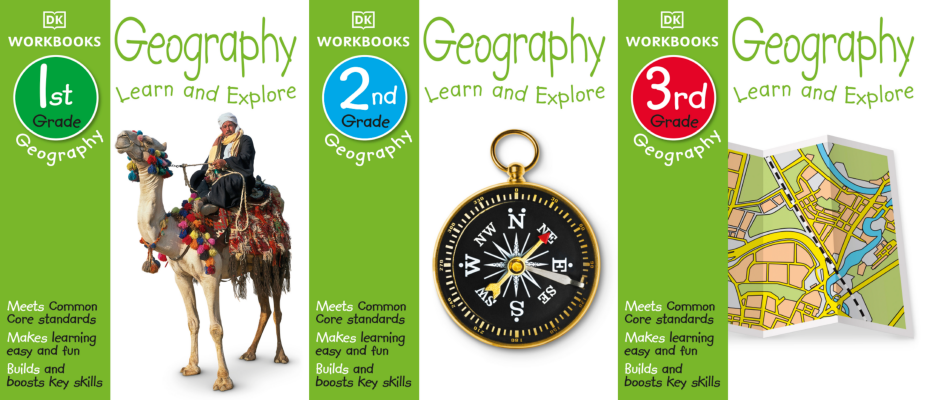 DK出版精品练习册Workbooks Geography 1-3级别 EW30633