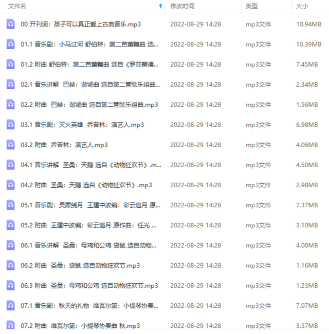 中央音乐学院《小龙老师唱古典:亲子音乐启蒙课》音频mp3全41集下载 HM30775-第6张-声乐学习-贝贝鼠启蒙 中央音乐学院《小龙老师唱古典:亲子音乐启蒙课》音频mp3全41集下载 HM30775-第6张-声乐学习