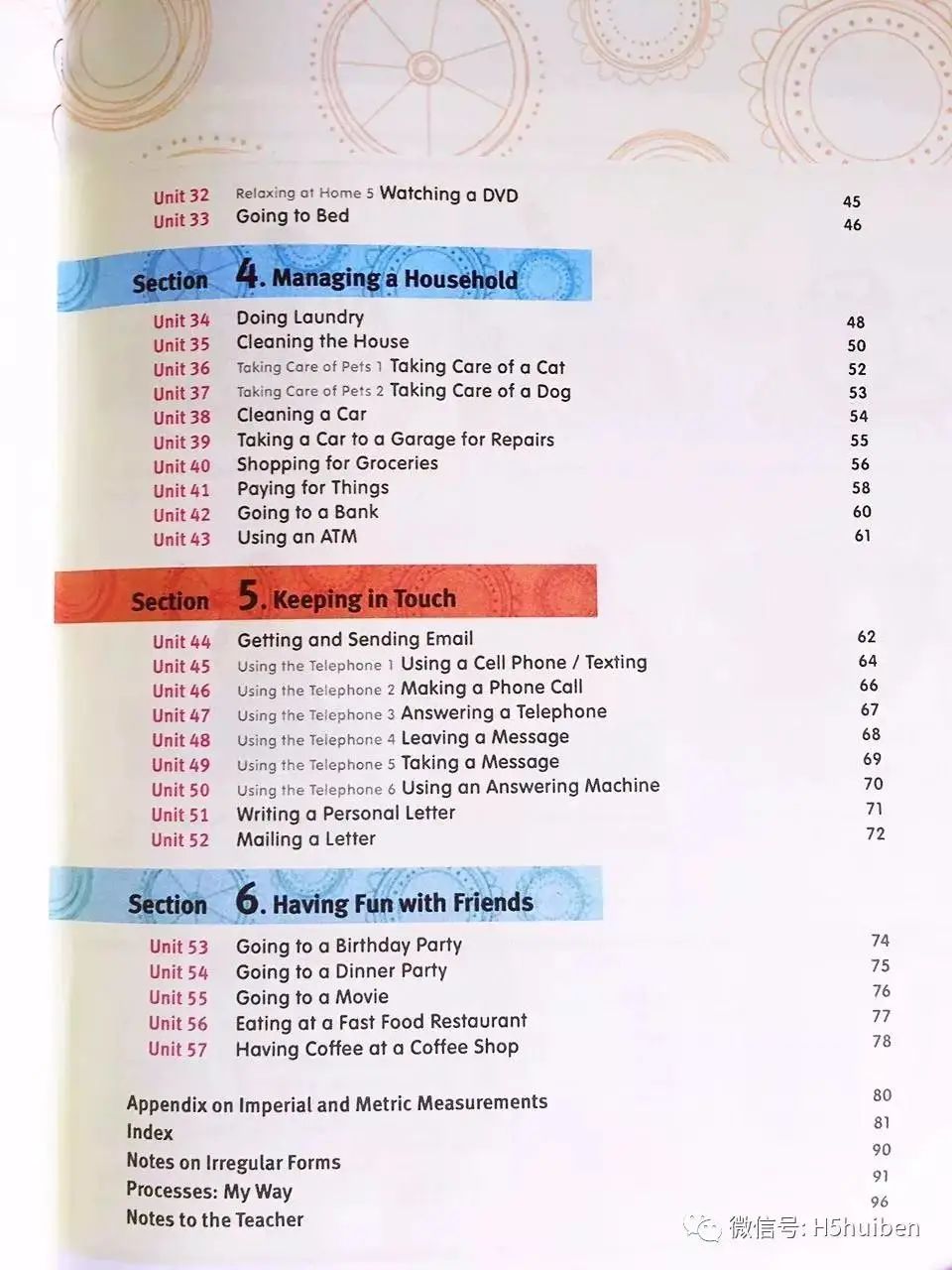 《朗文图解日常生活英语 English for everyday Activities》可打印PDF、音频 ET30856-第9张-教英语教材-贝贝鼠启蒙 《朗文图解日常生活英语 English for everyday Activities》可打印PDF、音频 ET30856-第9张-教英语教材