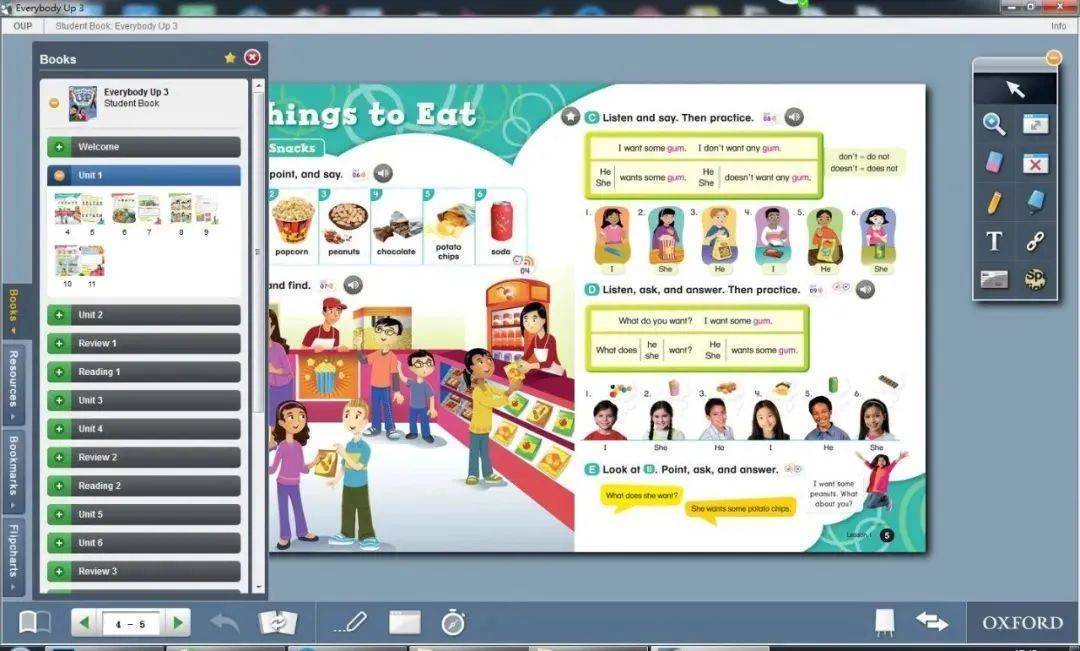 《牛津 Everybody Up第二版》少儿美语教材七级全套 学生用书练习册视频音频卡片白板软件 PDF百度云网盘下载 ET31240-第3张-教英语教材