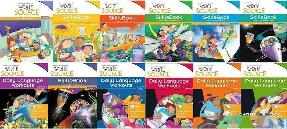 《write source》Grade 1-Grade 12 英文写作教材练习册PDF+MP3 百度云网盘下载 ET31394