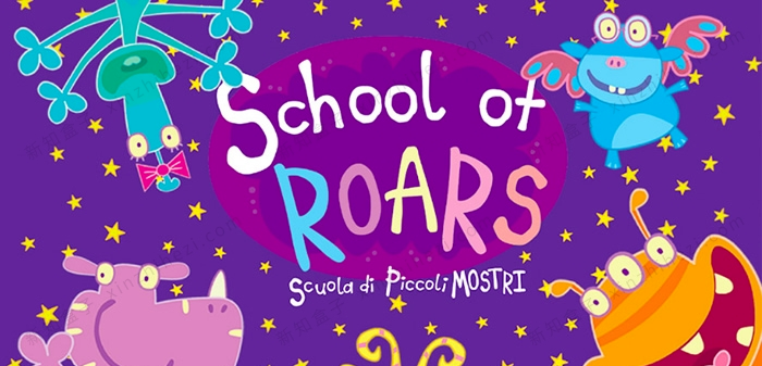 超级有趣的BBC英语动画片–咆哮学校 School of Roars 百度网盘下载  EA31415