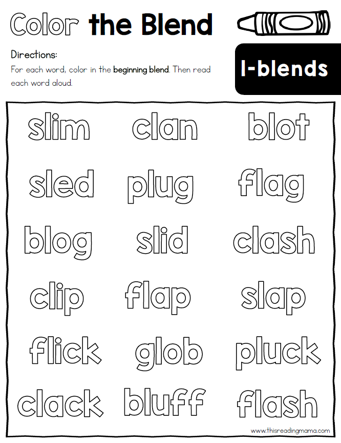 自然拼读涂色练习册《Color the Chunk》,PDF可打印,EW32191-第12张-做英语练习-贝贝鼠启蒙 自然拼读涂色练习册《Color the Chunk》,PDF可打印,EW32191-第12张-做英语练习