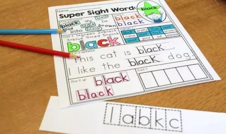 高频词练习纸Sight Word Super Stars全5册[PDF] EW32201-第17张-做英语练习