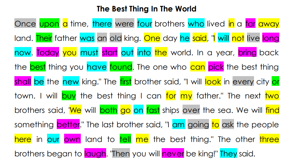 一个故事搞定220个常见sight words(附教材+练习册+课件+墙贴等)EW32203-第2张-做英语练习-贝贝鼠启蒙 一个故事搞定220个常见sight words(附教材+练习册+课件+墙贴等)EW32203-第2张-做英语练习
