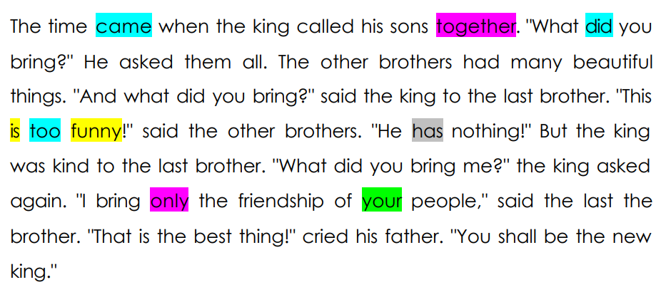 一个故事搞定220个常见sight words(附教材+练习册+课件+墙贴等)EW32203-第6张-做英语练习-贝贝鼠启蒙 一个故事搞定220个常见sight words(附教材+练习册+课件+墙贴等)EW32203-第6张-做英语练习