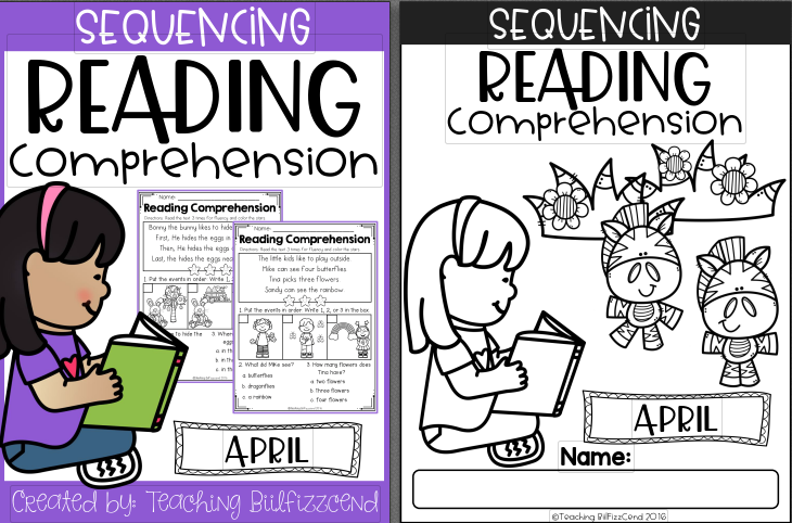 幼儿英语阅读理解排序练习册《Sequencing Reading Comprehension》10册211页pdf EW32216-第8张-做英语练习