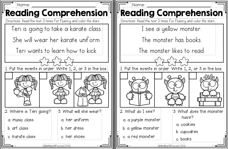 幼儿英语阅读理解排序练习册《Sequencing Reading Comprehension》10册211页pdf EW32216-第19张-做英语练习