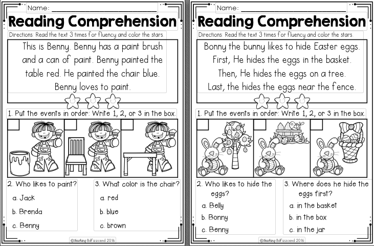 幼儿英语阅读理解排序练习册《Sequencing Reading Comprehension》10册211页pdf EW32216-第9张-做英语练习