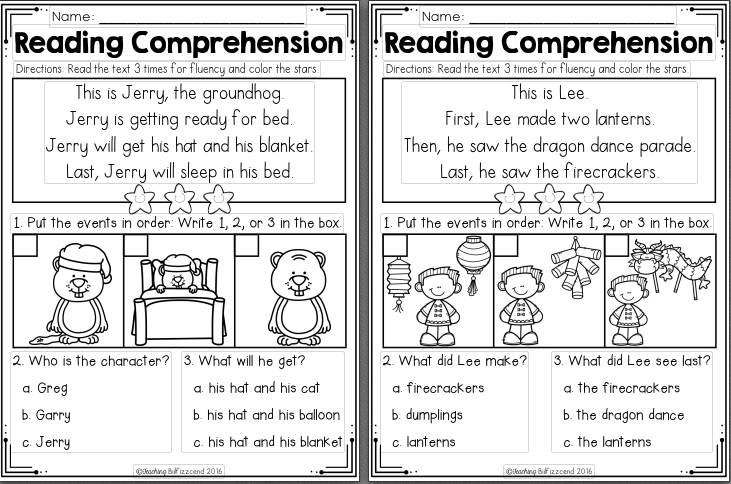 幼儿英语阅读理解排序练习册《Sequencing Reading Comprehension》10册211页pdf EW32216-第5张-做英语练习